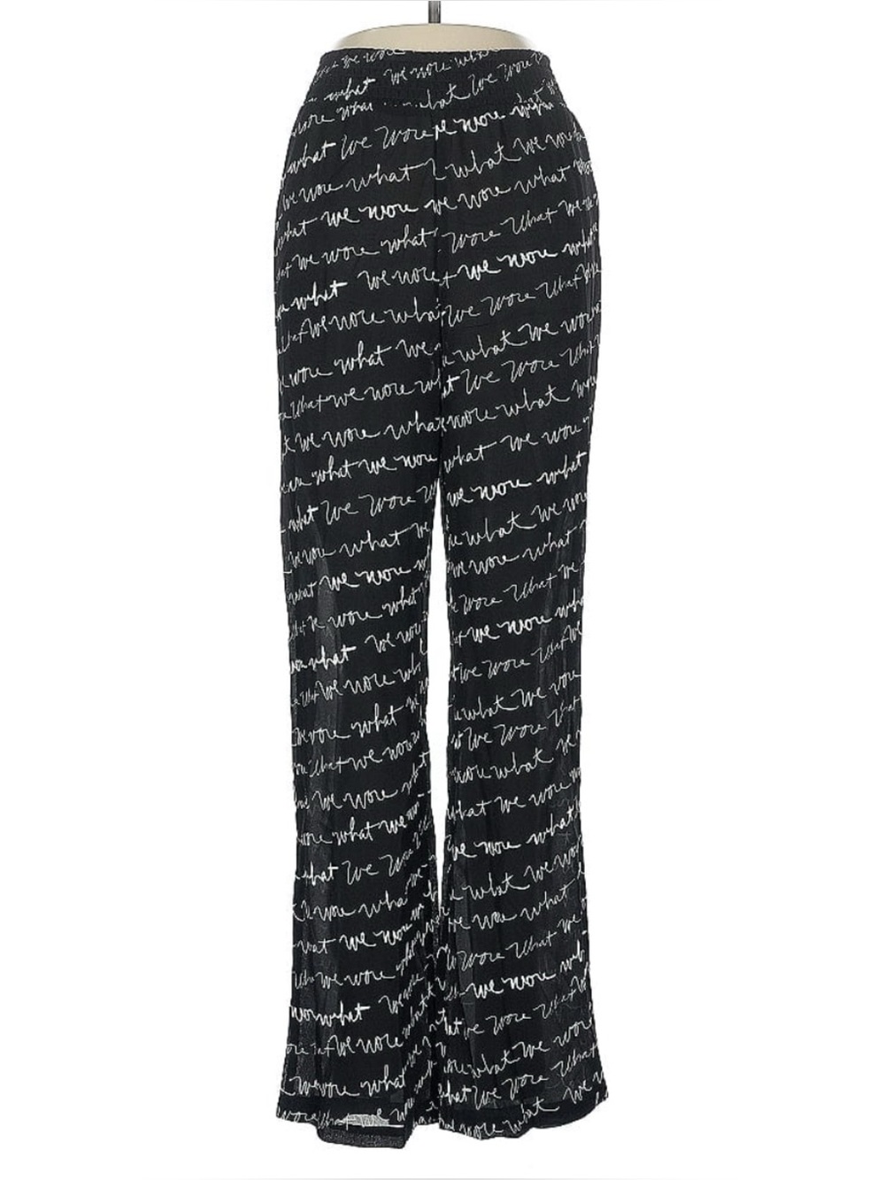 WeWoreWhat All Over Logo Pants in Black